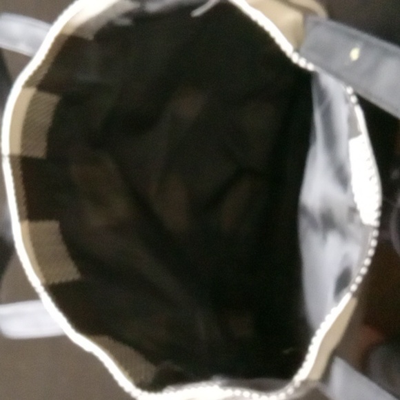 Black and white checkered tote - Picture 2 of 3